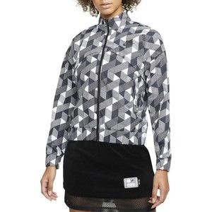 NIKE Serena Williams Design Crew Jacket Size Medium DD3805-010 NEW Black Gray